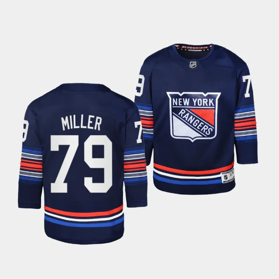 kandre miller rangers 2023 24alternate youth navypremier third jersey