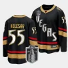 keegan kolesar vgk black 2023 stanley cup final special edition jersey