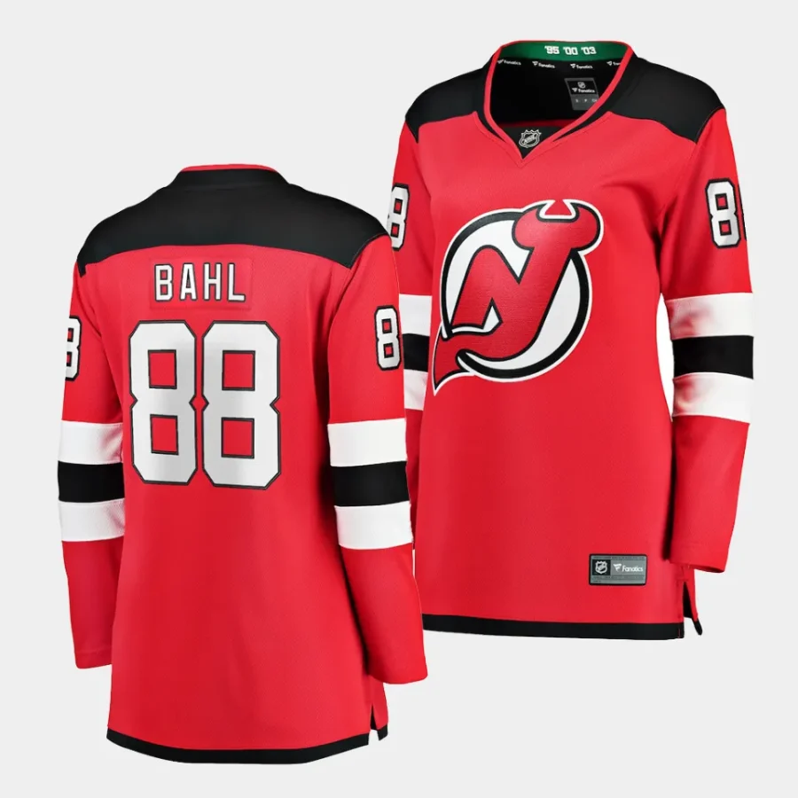 kevin bahl devils red home women jerseys