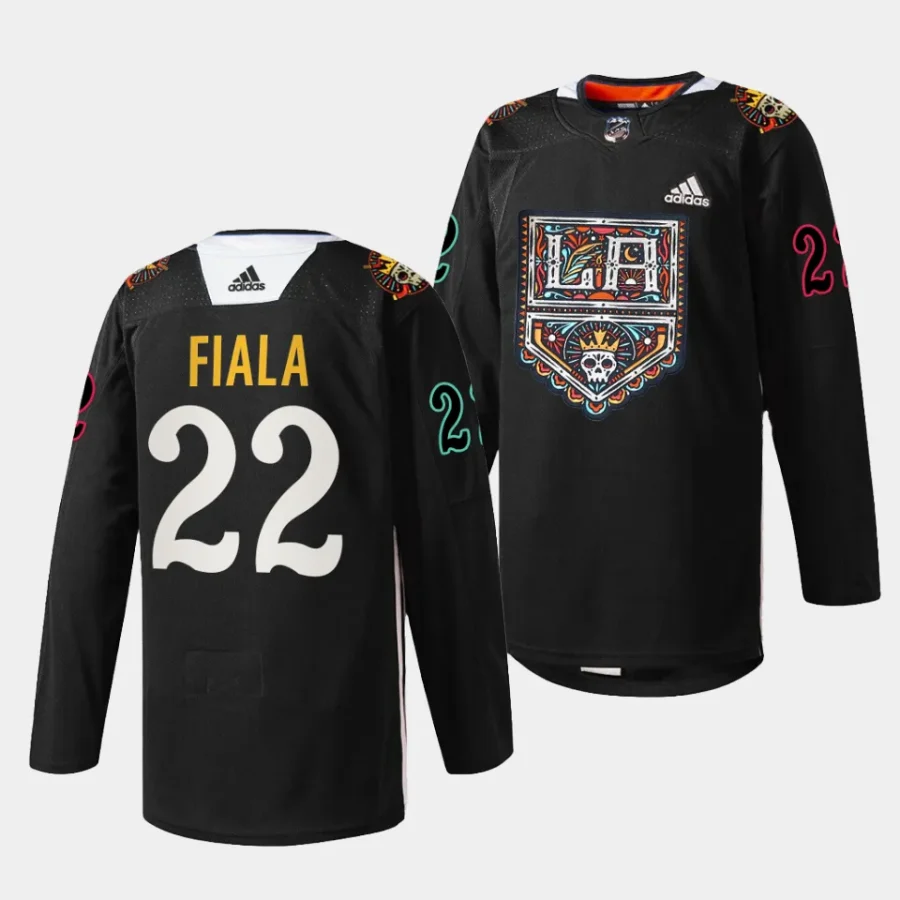 kevin fiala kings black 2023 dia de muertos specialty jersey