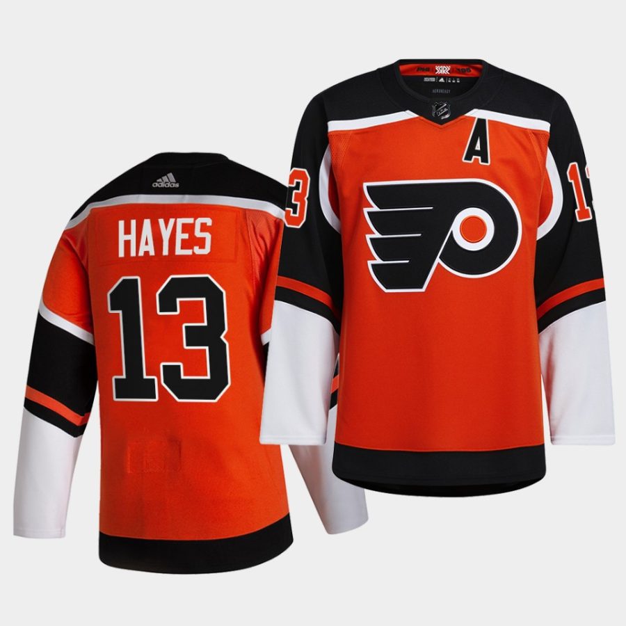 kevin hayes flyers orange reverse retro fourth authentic jersey