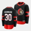 kevin mandolese senators black home premier breakaway jersey