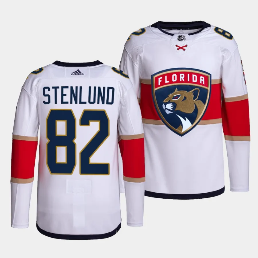 kevin stenlund panthers white away primegreen jersey