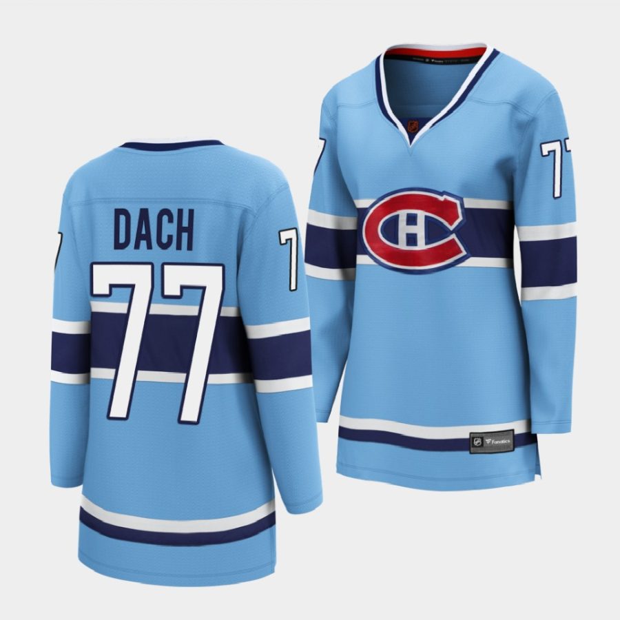 kirby dach canadiens blue special edition 2.0 women jerseys