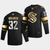 kraken seattle kraken 2020 21 black golden edition limited authentic jersey