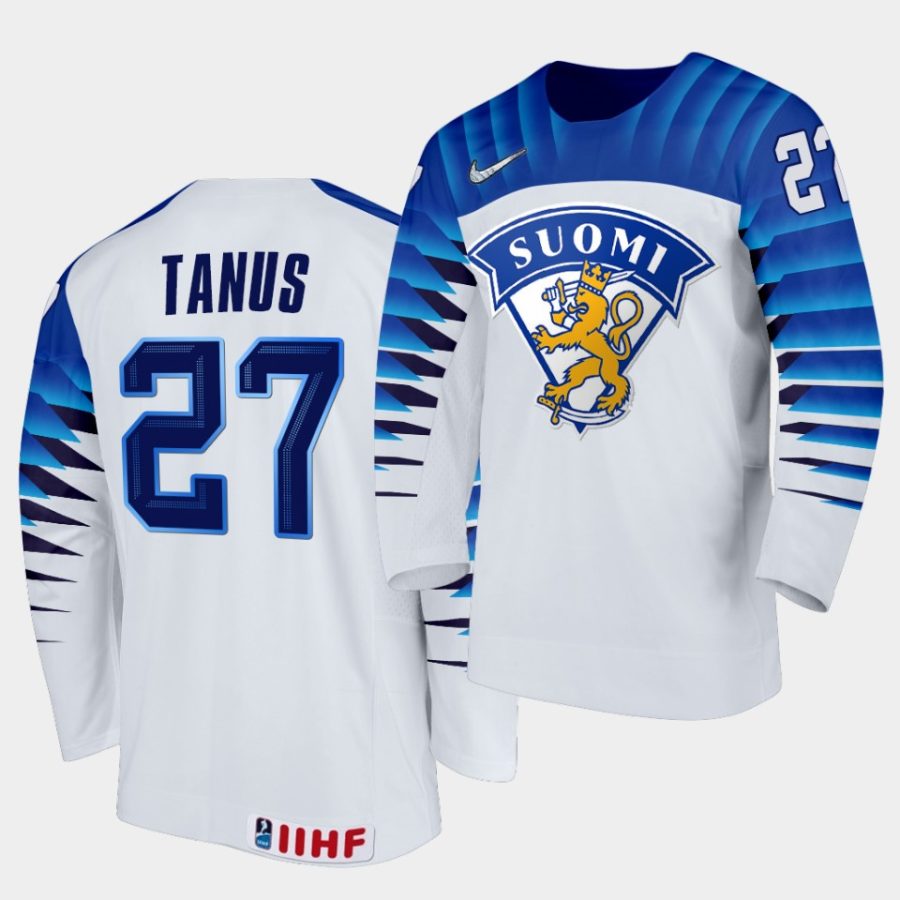 kristian tanus 2020 iihf world junior championship white jersey