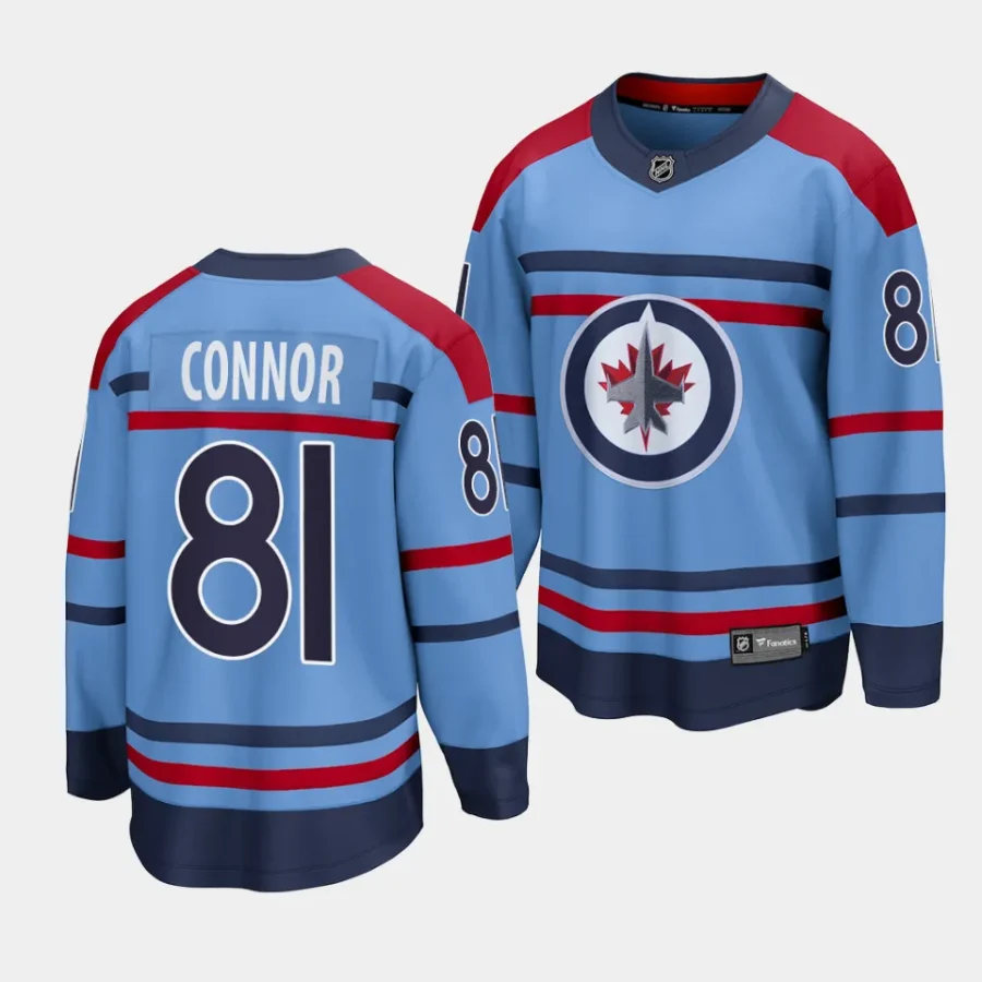 kyle connor jets light blue 2023 24rcaf centennial premier jersey