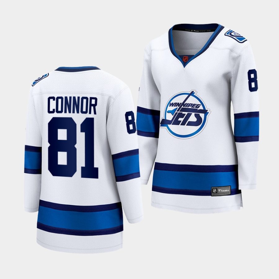 kyle connor jets white special edition 2.0 women jerseys