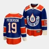 lane pederson oilers royal 2023 nhl heritage classic premier jersey