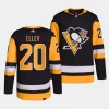 lars eller penguins black home authentic pro jersey