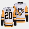 lars eller penguins white away primegreen authentic projersey