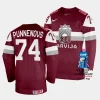 latvia ivars punnenovs 2023 iihf world championship maroon away jersey