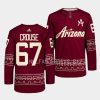 lawson crouse coyotes garnet 2022 23desert night alternate primegreen authentic jersey