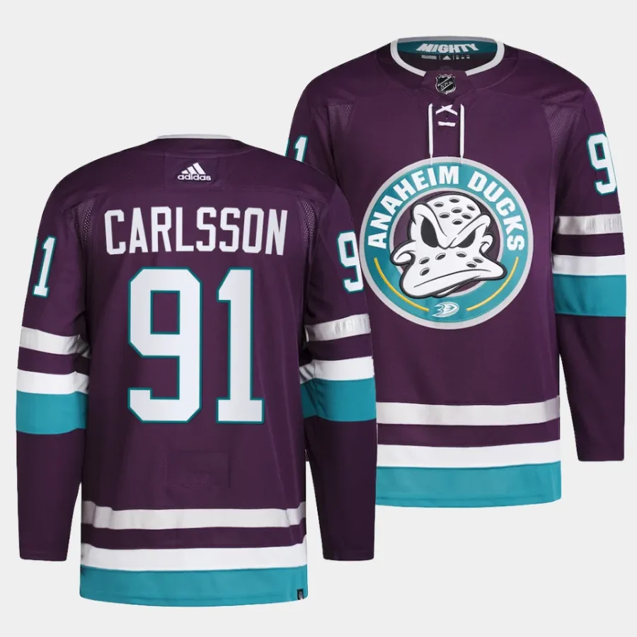 leo carlsson ducks purple 2023 2430th anniversary primegreen authentic projersey