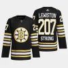 lewiston strong bruins black 100th anniversary special authenticjersey