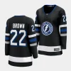 logan brown lightning black alternate women jerseys