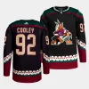 logan cooley coyotes black home primegreen authentic projersey