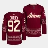 logan cooley coyotes garnet 2022 23alternate primegreen authentic jersey