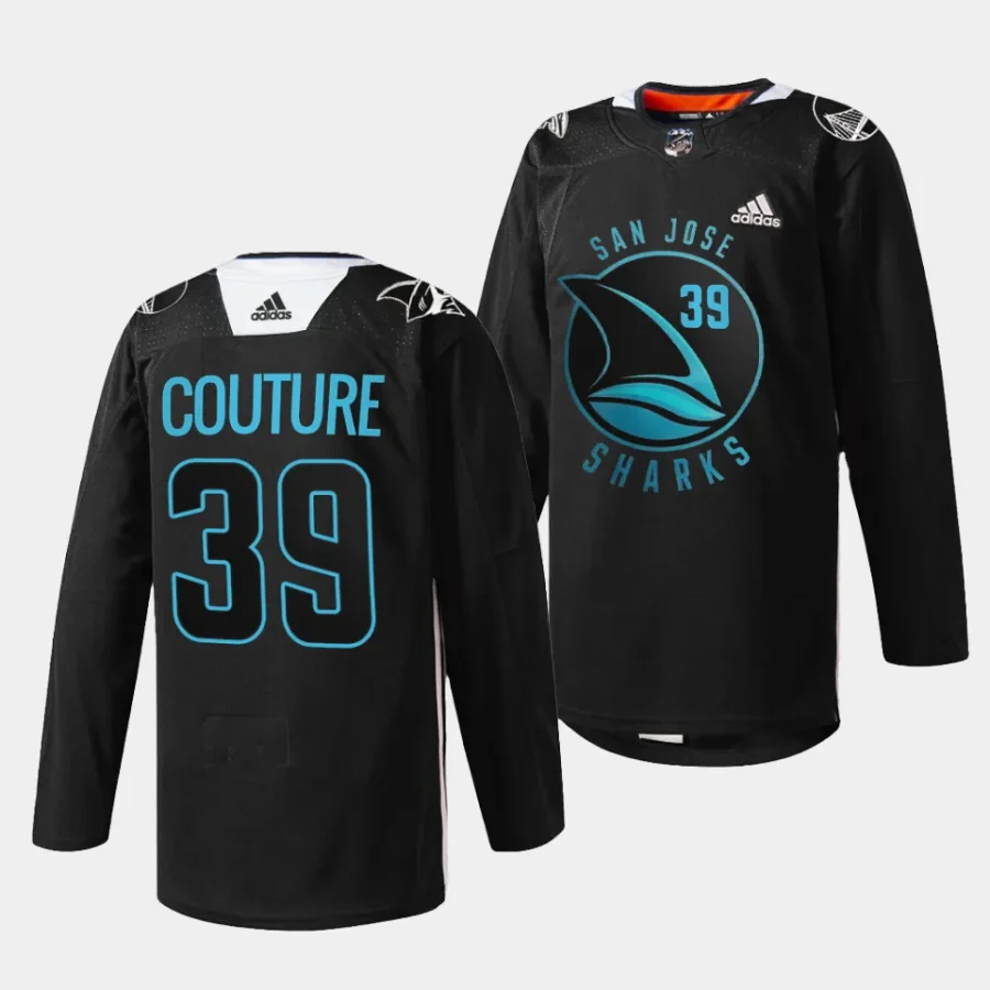 logan couture sharks black 2023warriors special edition jersey