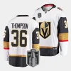 logan thompson vgk white 2023 stanley cup final away jersey