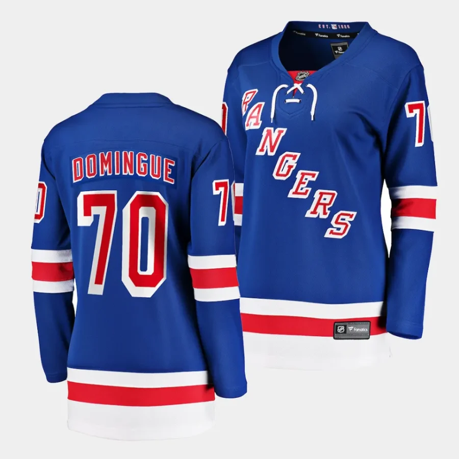 louis domingue rangers blue home women jerseys