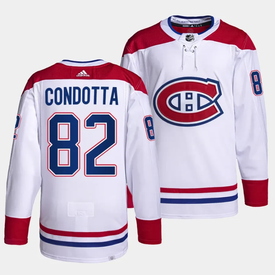 lucas condotta canadiens white away primegreen authentic projersey