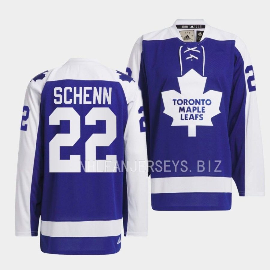 luke schenn maple leafs royal team classics 1972 hockey jersey