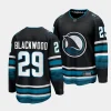 mackenzie blackwood sharks black 2023 24cali fin 3rd alternate breakaway player jersey