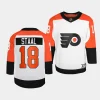 marc staal flyers white 2023 24away premier player jersey