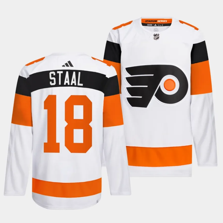 marc staal flyers white 2024 nhl stadium series authentic pro jersey