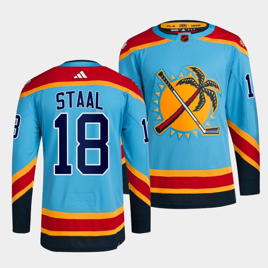 marc staal panthers blue 2022reverse retro 2.0 authentic primegreen jersey