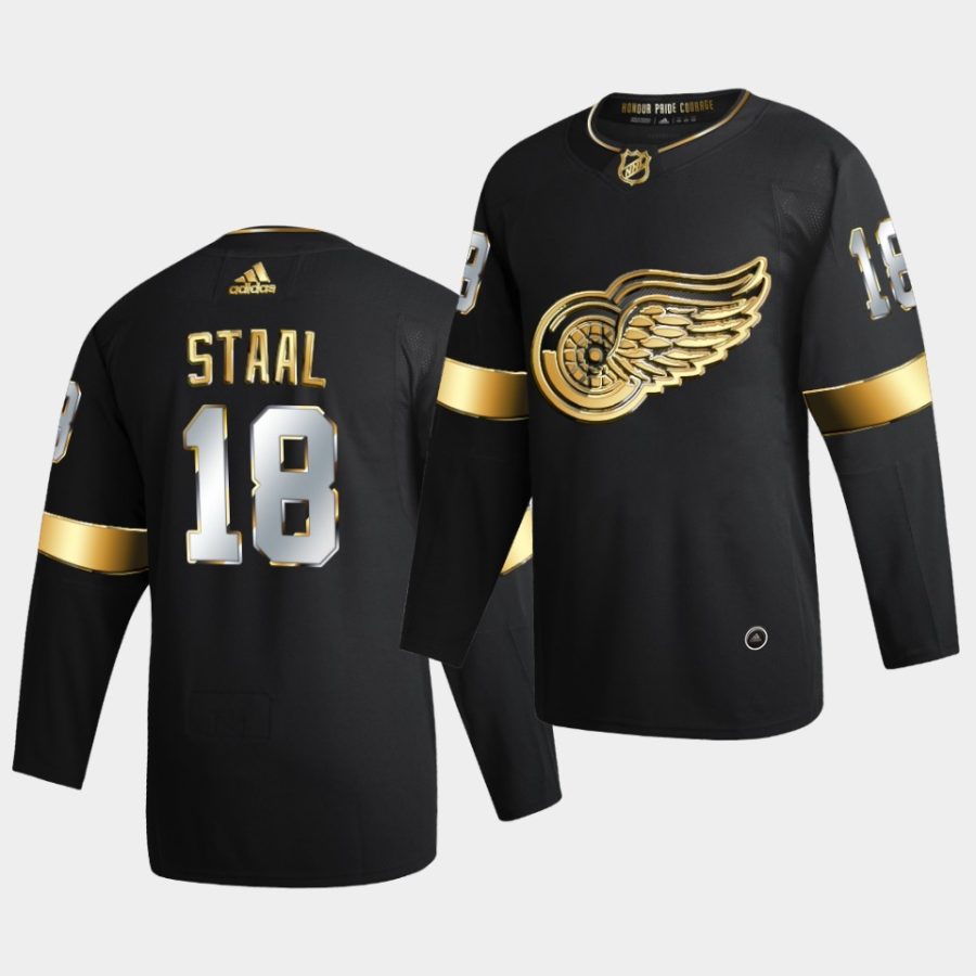 marc staal red wings 2020 21 staal golden edition limited authentic jersey