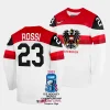 marco rossi australia 2023 iihf world championship home white jersey