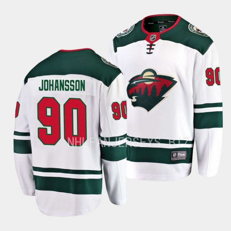 marcus johansson wild white away breakaway player jersey