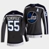 mark scheifele jets grey 2021 reverse retro authentic jersey