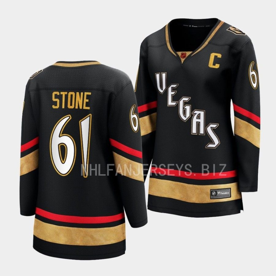 mark stone golden knights black special edition 2.0 women jerseys