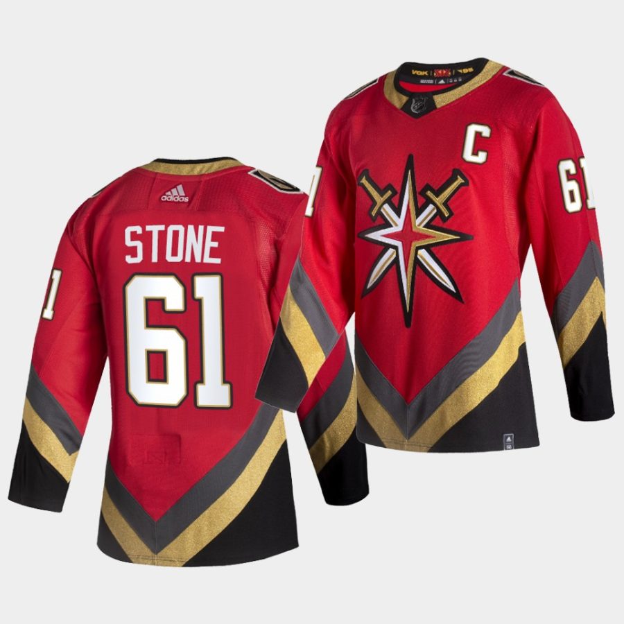 mark stone golden knights red 2021 reverse retro authentic jersey