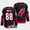 martin necas hurricanes black 2022 23authentic home 25th anniversary jersey