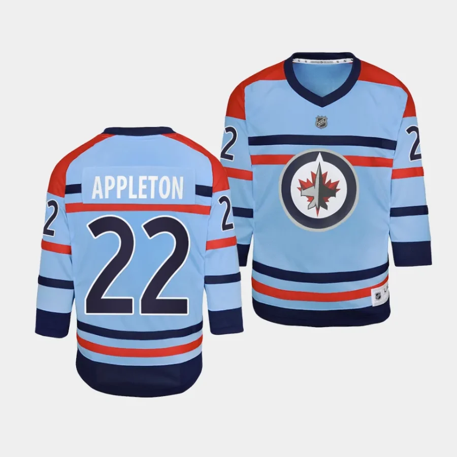 mason appleton jets 2023 24rcaf centennial youth light blue jersey