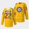 mason appleton jets gold 2023south asian heritage night warmup jersey