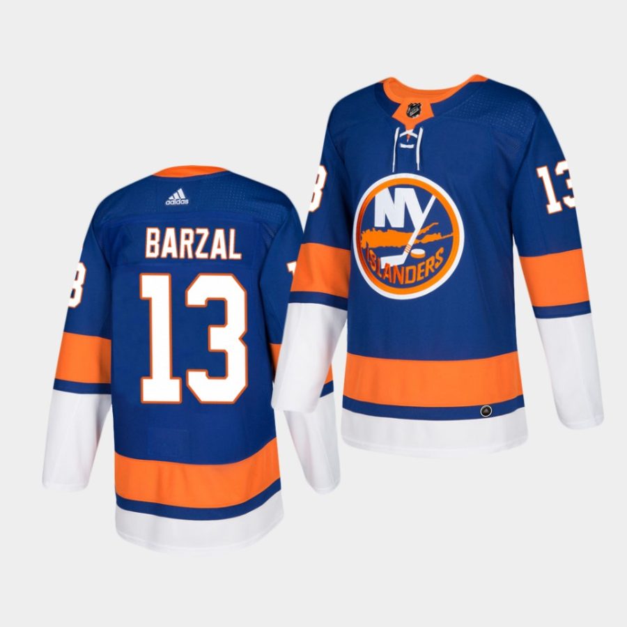 mathew barzal sideline bluejersey