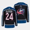 mathieu olivier blue jackets navy 2022reverse retro 2.0 authentic primegreen jersey