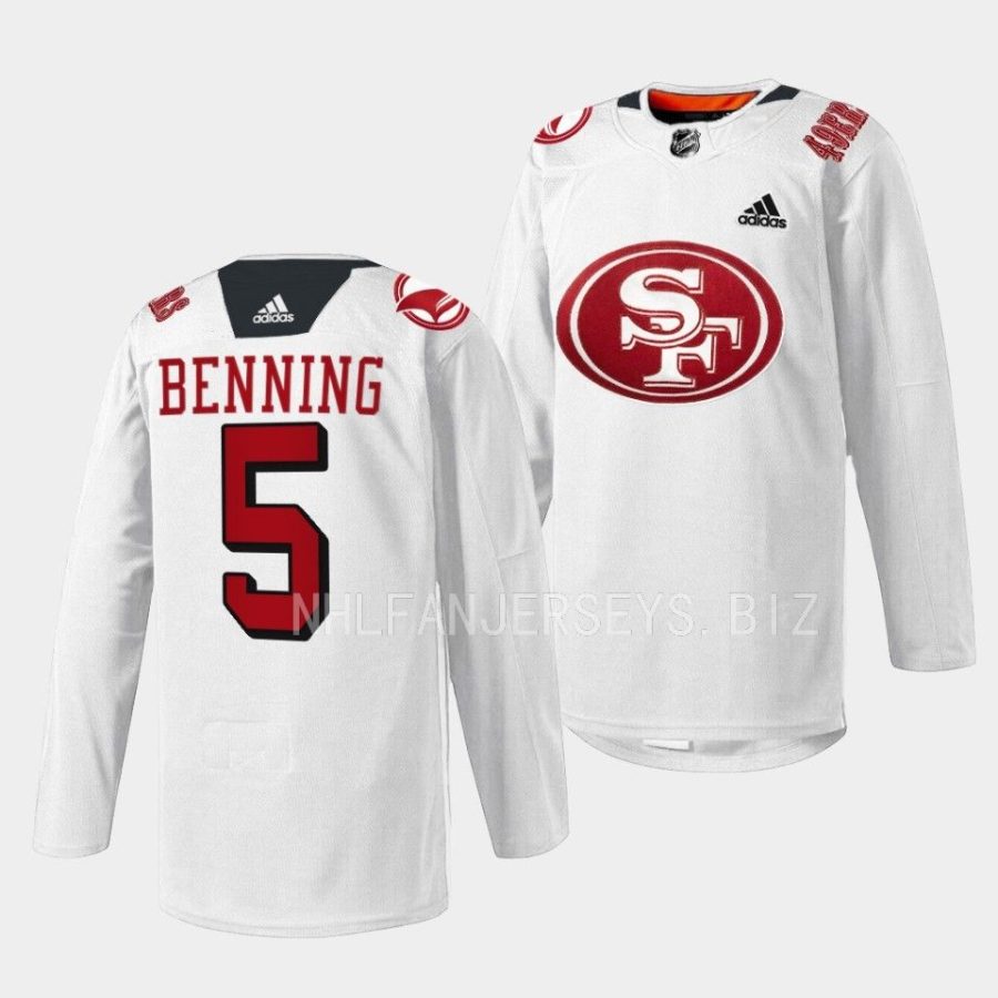 matt benning sharks specialty warm up 202249er mash up white jersey