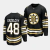 matt grzelcyk bruins black 2023 24 100th anniversary premier jersey