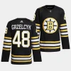 matt grzelcyk bruins black 2023 24100th anniversary primegreen jersey