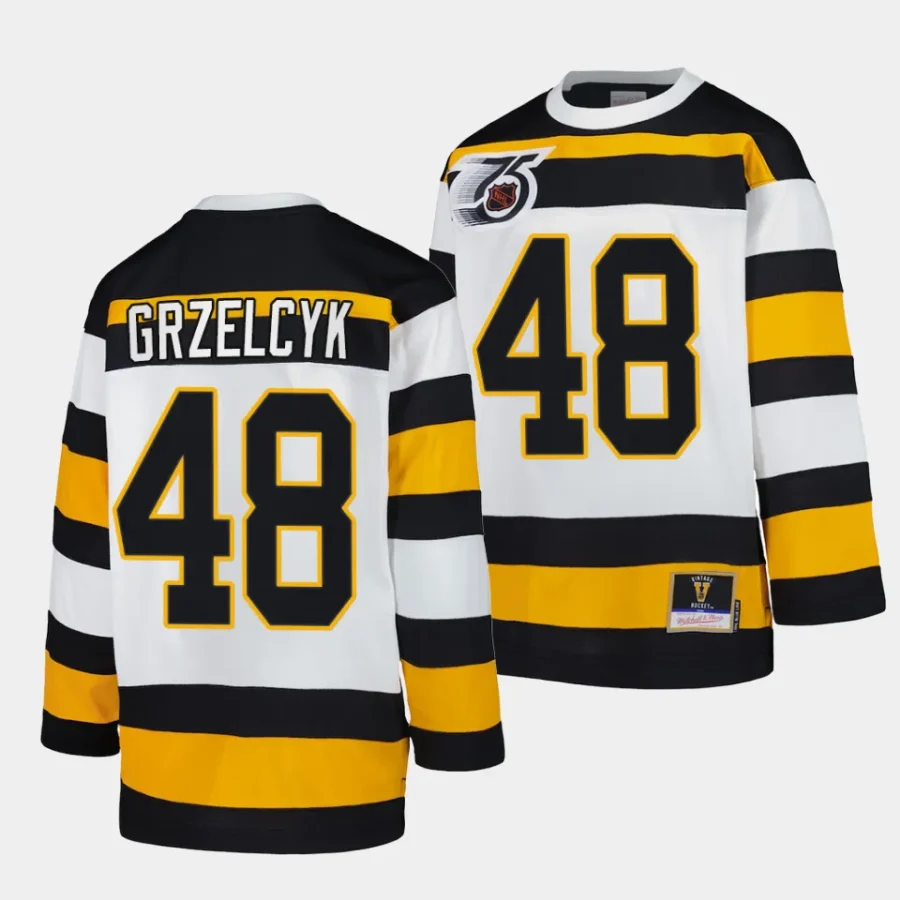 matt grzelcyk bruins white blue line 1991 throwback jersey