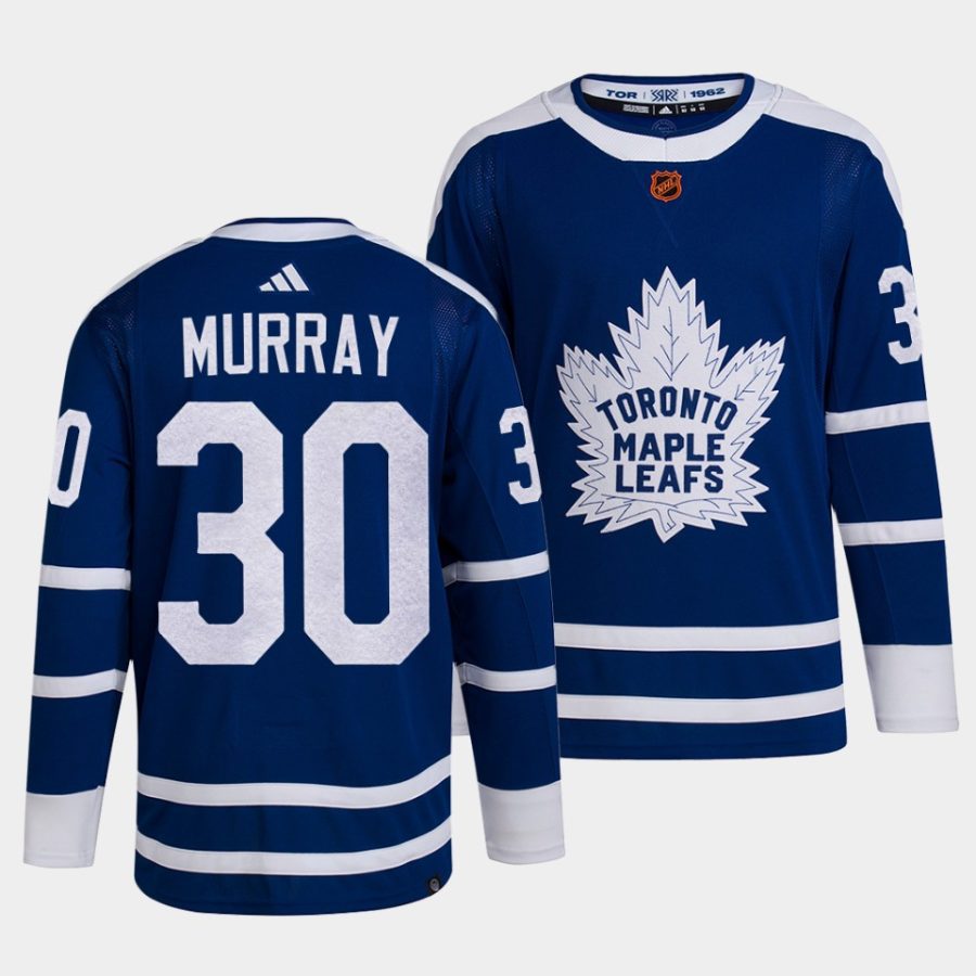 matt murray maple leafs blue 2022reverse retro 2.0 authentic primegreen jersey