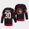 matt murray senators black home authentic jersey