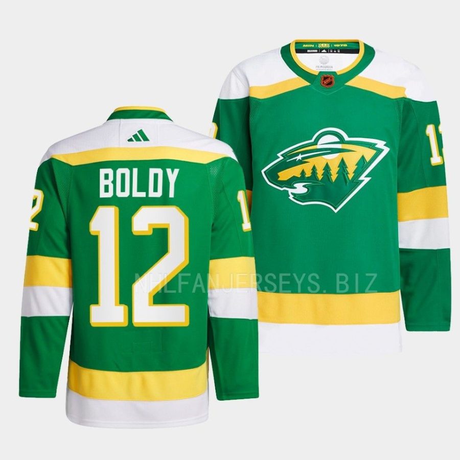 matthew boldy wild green 2022reverse retro 2.0 authentic pro jersey