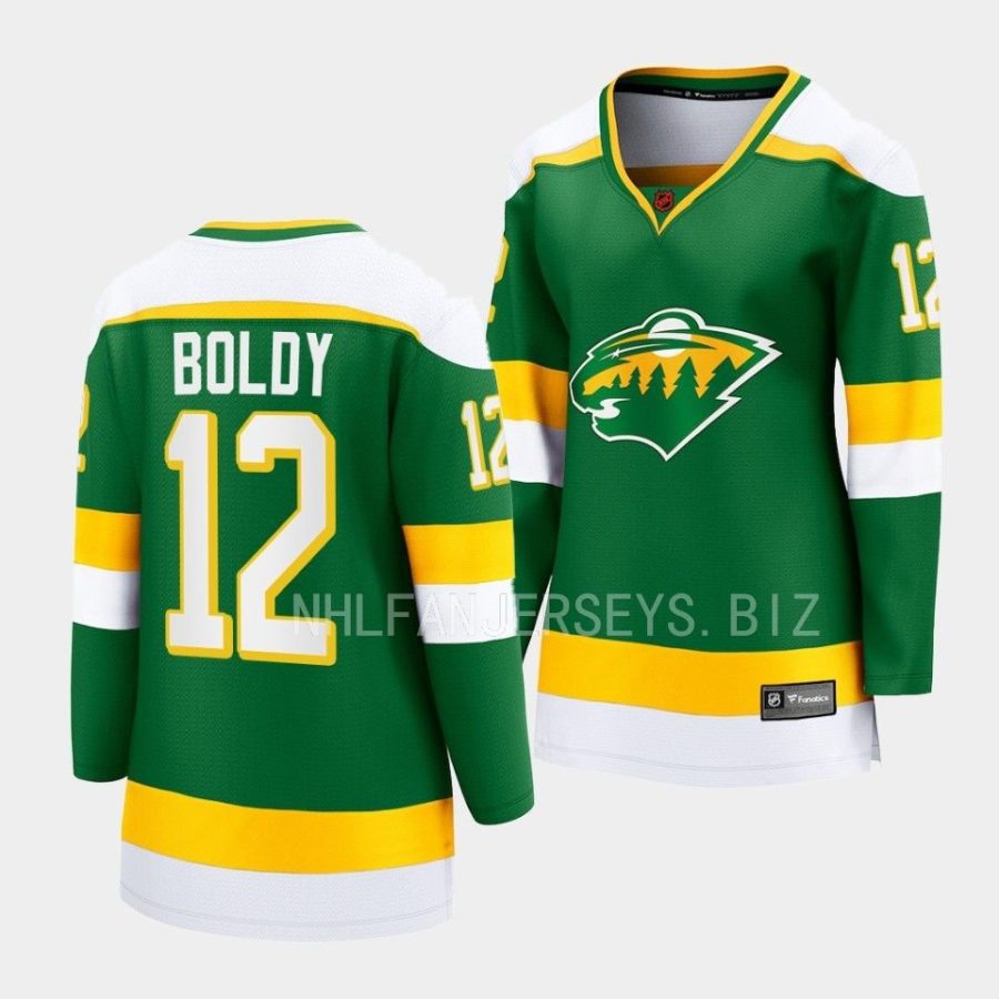 matthew boldy wild green special edition 2.0 women jerseys